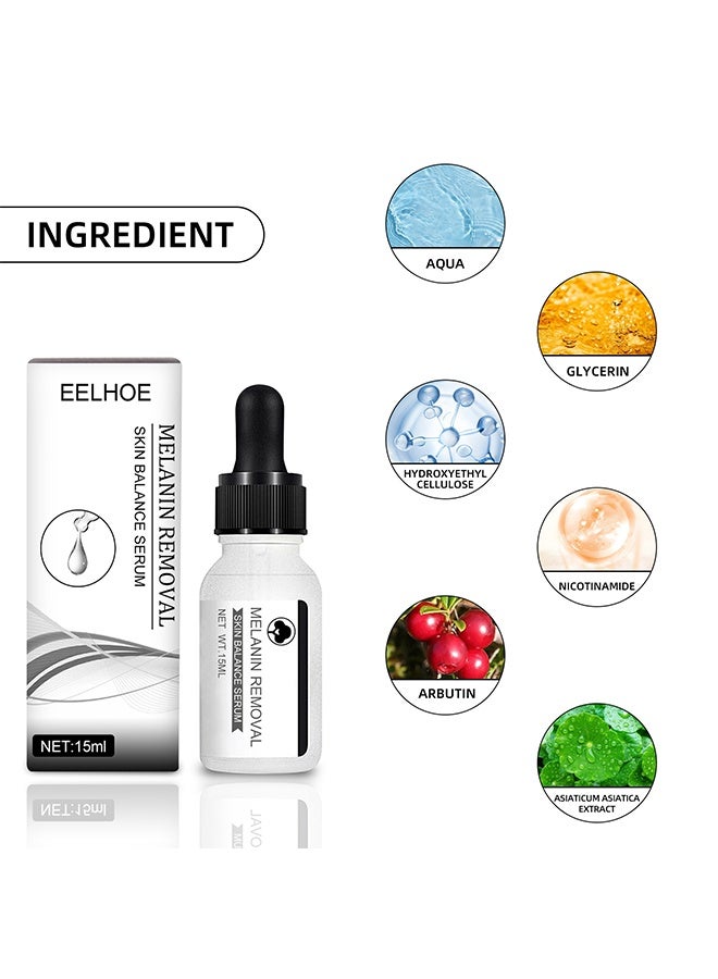 إيلهو مصل موازنة الجلد لإزالة الميلانين ، مصل النياسيناميد ، مصل مصحح البقع الداكنة لتبييض الوجه ، كريم الوجه المضاد للشيخوخة ، مصل العناية بالبشرة الناعم واللطيف لإصلاح البشرة - Image 5