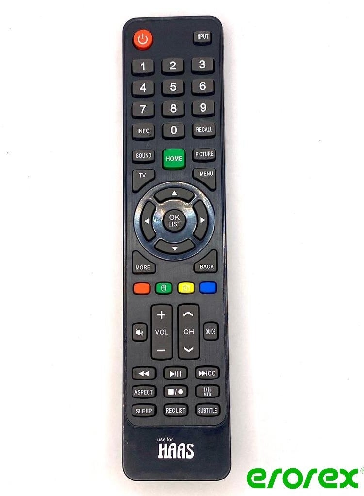 erorex Replacement Remote Controller For Receiver TV LCD831 