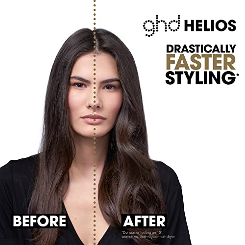 ghd Helios Professional Hair Dryer - Advanced 1875W Blow Dryer with Aeroprecis Technology, 75mph Airflow, Ionic Frizz Control, More Shine, Lightweight Design and Low Noise - White - Image 4