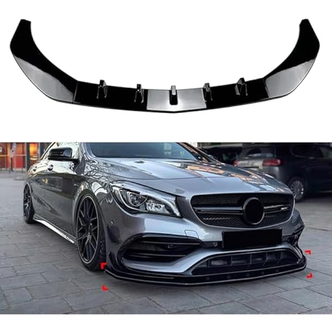 AUSMILA طقم شفة موزع الصدام الأمامي لمرسيدس بنز CLA Class C117 CLA200 260 CLA45 AMG 2016-2019 - Image 1