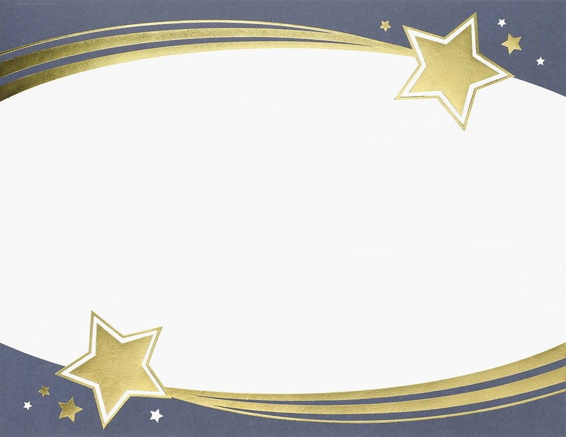 Great Papers! Shooting Stars Gold Foil Certificate, 8.5" x 11", 15 Count (20103777) - Image 5