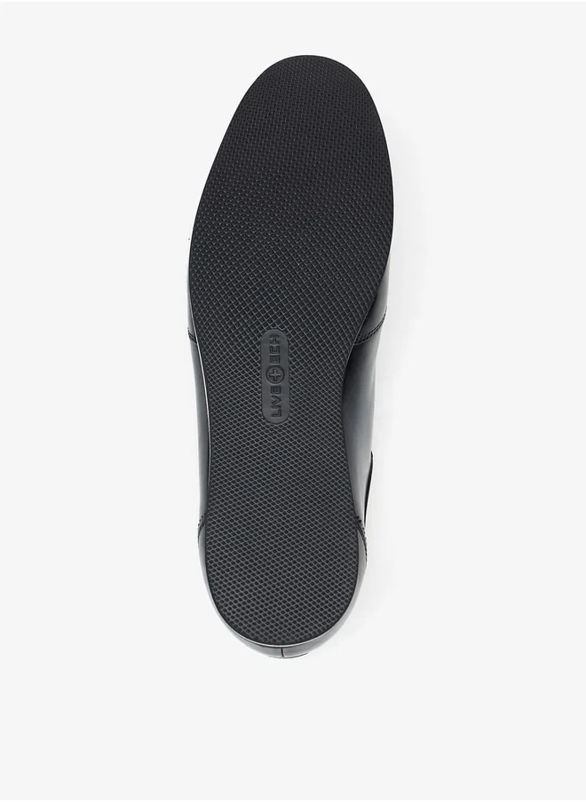 DUCHINI Men's Solid Shoes with Lace-Up Closure