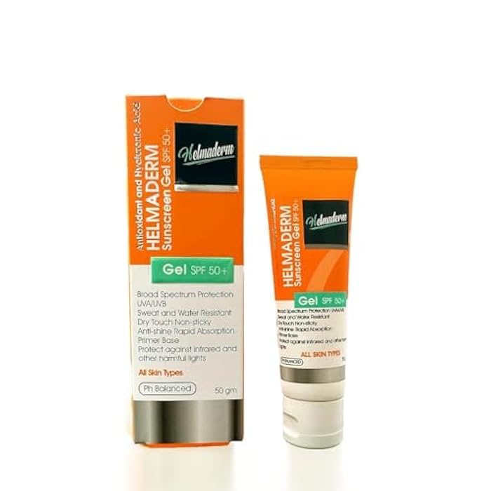 HELMADERM Sunscreen Gel Spf50+ 50 Gm