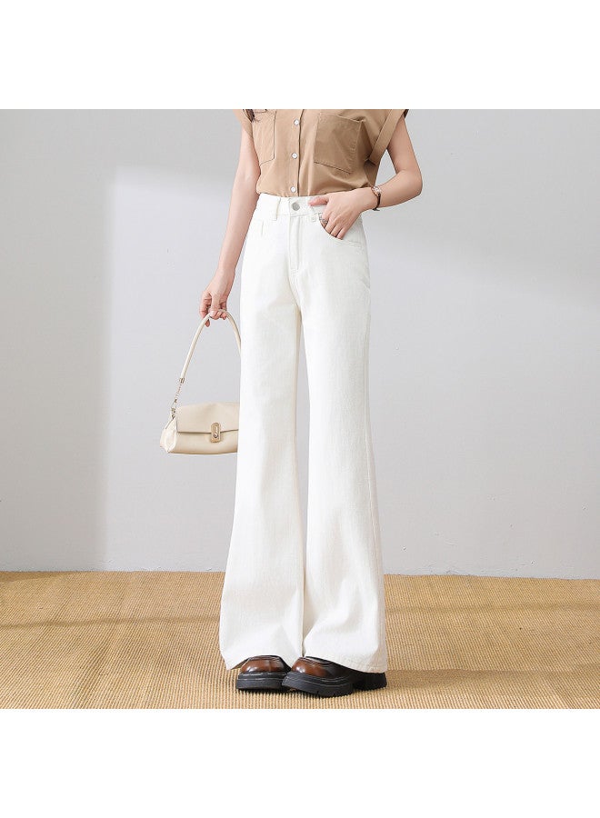 Fapai Flared Pants Women Autumn Casual High-waist Slimming Advanced Drape Slimming Simple Fashion Versatile Women's Pants - Image 4