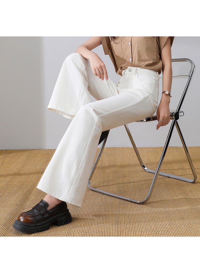 Fapai Flared Pants Women Autumn Casual High-waist Slimming Advanced Drape Slimming Simple Fashion Versatile Women's Pants - Image 2