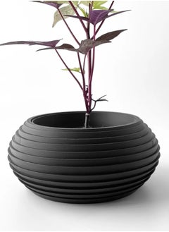 3D Brothers Frons Planter with Stand and Drainage Tray  Distinctive and Functional Enhancement for Plant Decor  - Image 3