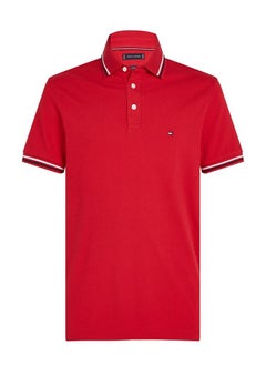 Logo Print Short Sleeve Tipped Polo Shirt - pzsku/Z4B5F0730DAE0C827E462Z/45/_/1734000927/2a66c9df-28b6-4a9c-b178-5b5f0ba408be