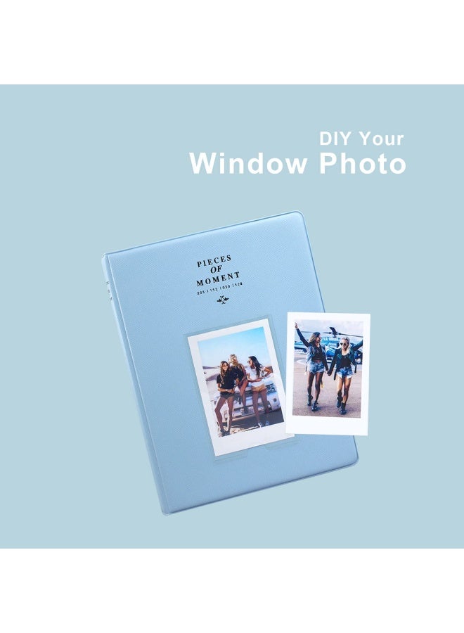 Amazing Works 128 Pockets Photo Album For Mini Fuji Instax 70 7S 8 25 50S 90 Polaroid Z2300 Polaroid Pic-300P Film Blue  - Image 4