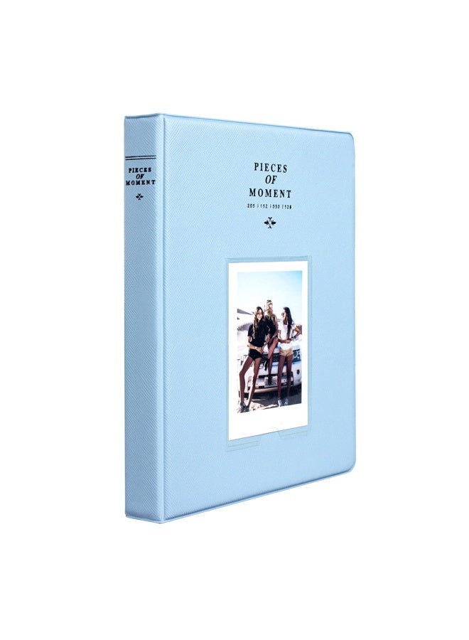 Amazing Works 128 Pockets Photo Album For Mini Fuji Instax 70 7S 8 25 50S 90 Polaroid Z2300 Polaroid Pic-300P Film Blue  - Image 1