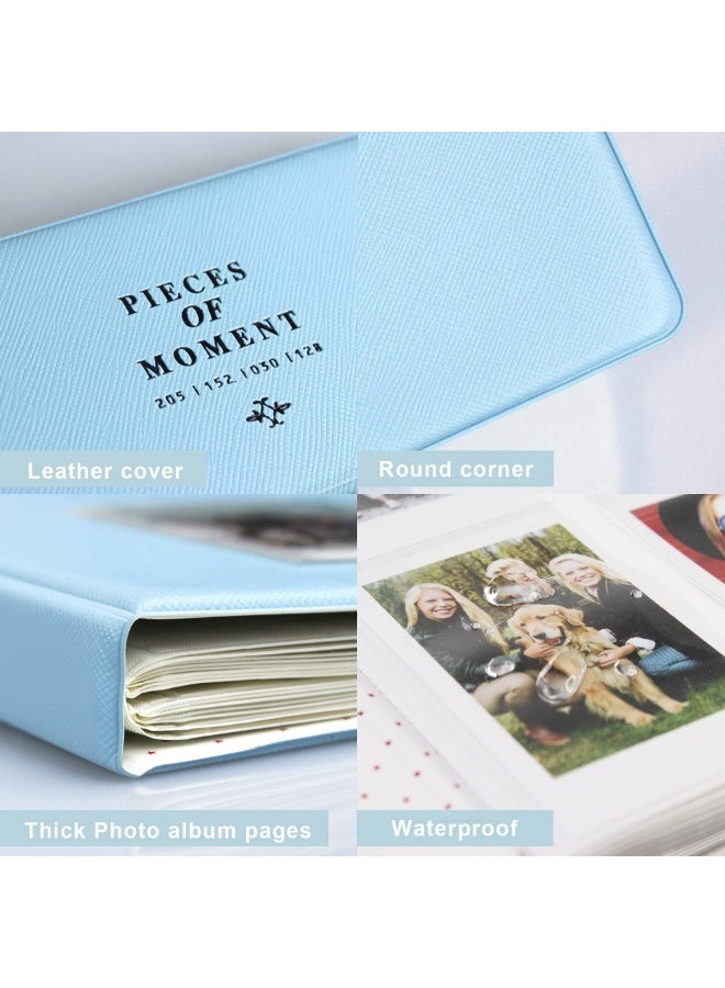 Amazing Works 128 Pockets Photo Album For Mini Fuji Instax 70 7S 8 25 50S 90 Polaroid Z2300 Polaroid Pic-300P Film Blue  - Image 3