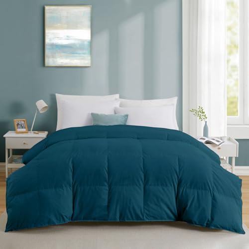 Razzai All-Season Comforter 220 GSM | Super Soft Fluffy & Lightweight Comforter Single Bed Comforter (60" X 90" Inches/152Cm X 228Cm) - Single Bed Comforter - Teal - Image 1