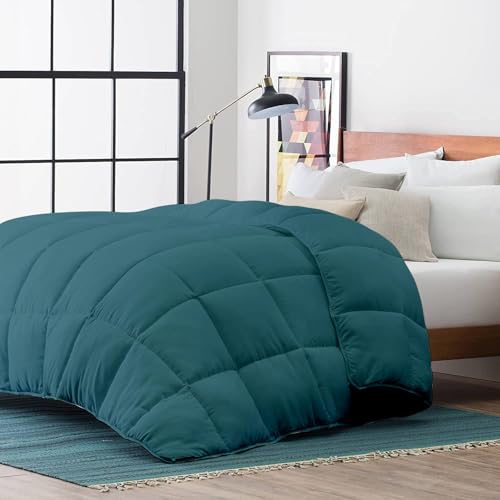 Razzai All-Season Comforter 220 GSM | Super Soft Fluffy & Lightweight Comforter Single Bed Comforter (60" X 90" Inches/152Cm X 228Cm) - Single Bed Comforter - Teal - Image 2