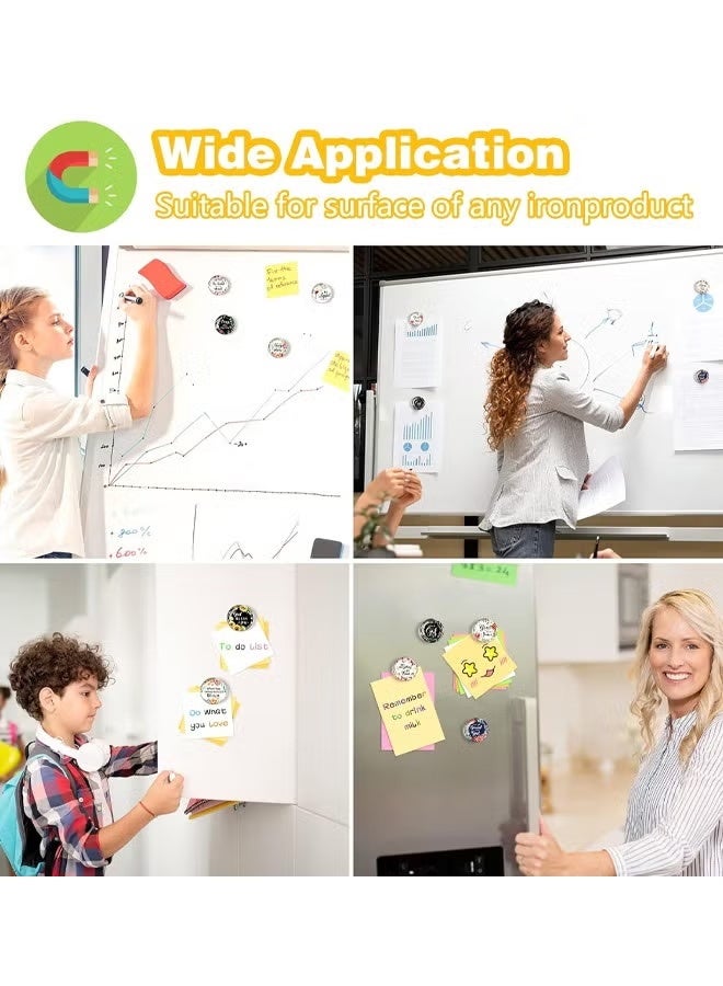 Fridge Magnet,12PCS Glass Strong Magnetic Refrigerator Fridge Magnets Set,Colorful Flowers Crystal Fridge Magnets Decoration for Crafts,suit for Kitchen, Office, School, Whiteboard - Image 5