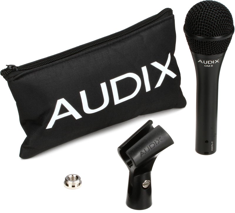 Audix OM-3 Hypercardioid Dynamic Vocal Microphone (OM3xbd1) - Image 2