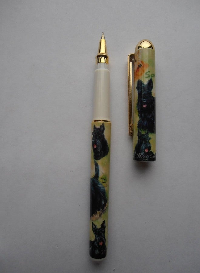 Pen Scottish Terrier Roller Ball Pen Designer Ruth Maystead - Image 1