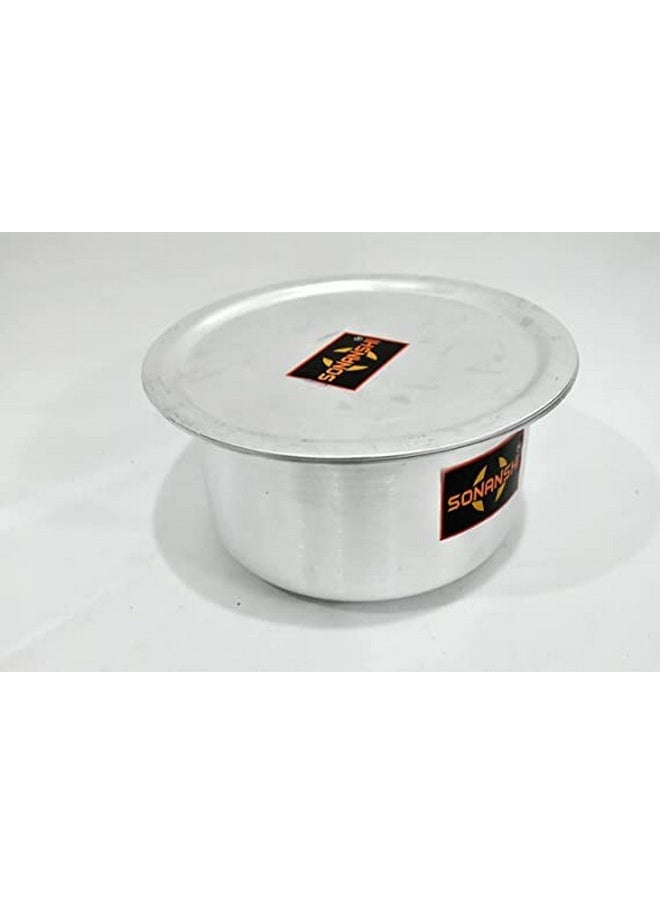 Sonanshi Sonanshi™ Aluminium Patila/Bhagona/Tapeli/Saucepot/Handi Set with LID (Pack of 3) (3,5 & 7 litres)  - Image 5
