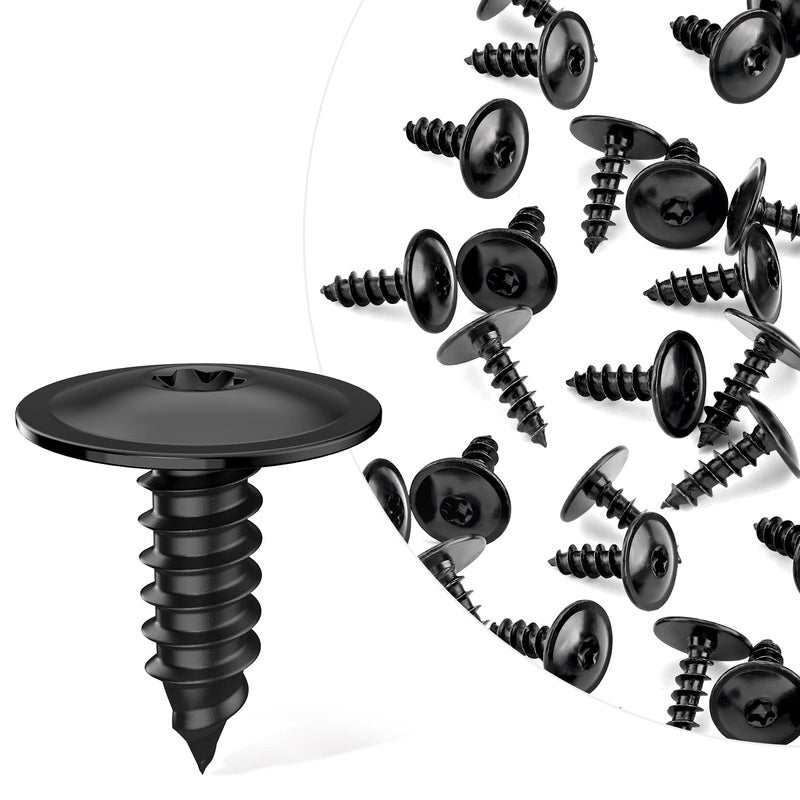 GOOACC 25Pcs T25 M4.8Ã—16 Torx Screw Fender Liner Splash Shield Bumper Cover Compatible with Audi Volkswagen Skoda Porsche, OEM:#N90974701 - Image 1