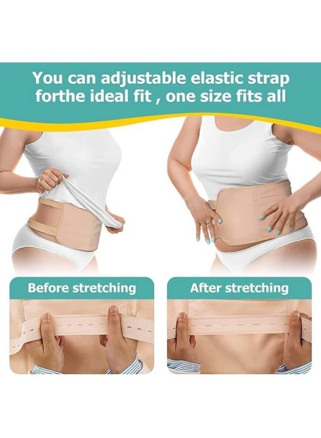 general 4Pack Castor Oil Pack for Chest, Neck and Liver, Reusable Compress Castor Oil Pack Wrap for Liver Detox with Adjustable Elastic Strap Flannel Cotton Machine Washable Anti Oil Leak - Image 5