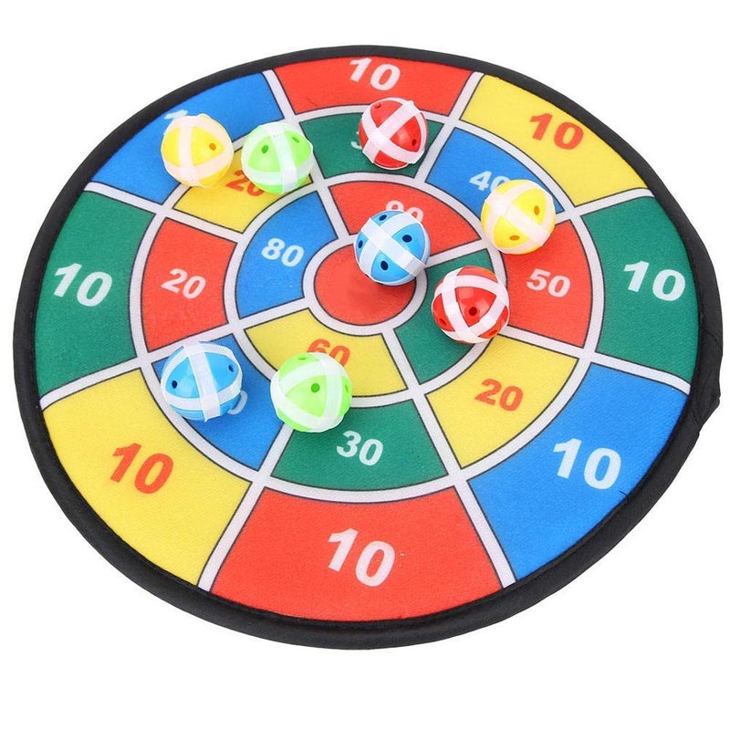 SKYFUN (LABEL) Double Sided Professional Dart Boards for Adults and Kids, Man Cave Stuff Outdoor Game with 3 Sticky Balls, Indoor Leisure Sport in Office, Family - Image 1