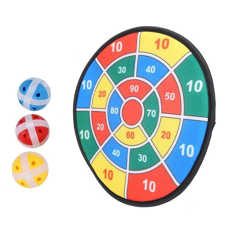SKYFUN (LABEL) Double Sided Professional Dart Boards for Adults and Kids, Man Cave Stuff Outdoor Game with 3 Sticky Balls, Indoor Leisure Sport in Office, Family - Image 2