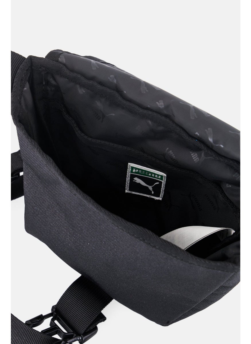 PUMA Men Embroidered Logo Waist Bag , Black  - Image 2