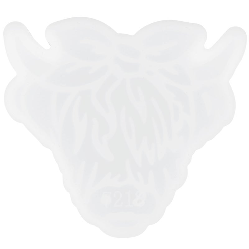 Ox Head Shaped Silicone Mold for Candle Making, DIY Coasters and Soap Crafting - Image 1