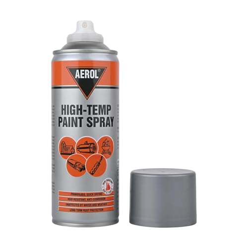 AEROL High-Temp Paint Spray, Grade 6351 (300 g, Silver) – Primerless, Heat-Resistant Anti-Corrosion Coating for Silencers, Furnaces, Generators, and Barbeque Equipment - Image 2