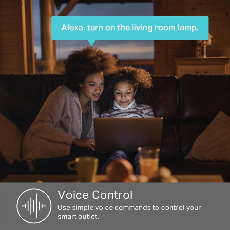 Kasa Smart Plug KP200, In-Wall Smart Home Wi-Fi Outlet Works with Alexa, Google Home & IFTTT, No Hub Required, Remote Control, ETL Certified , White, 1 Pack - Image 4