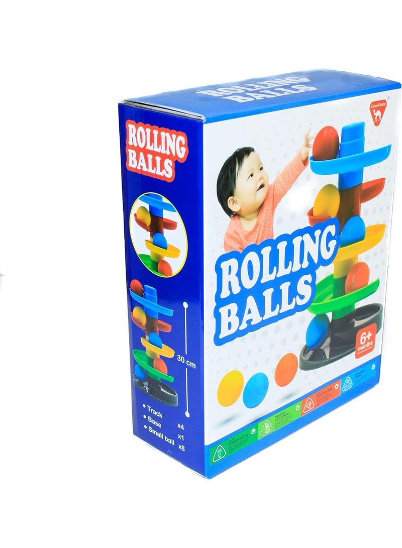 Interactive Rolling Ball Track Toy – Educational Ball Run Activity Game | Fine Motor Skills Development Toy for Boys & Girls 3+ Years - Image 2