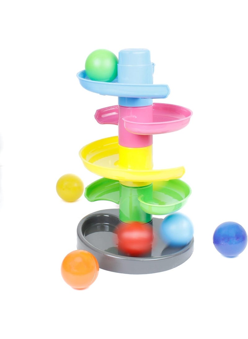 Interactive Rolling Ball Track Toy – Educational Ball Run Activity Game | Fine Motor Skills Development Toy for Boys & Girls 3+ Years - Image 1