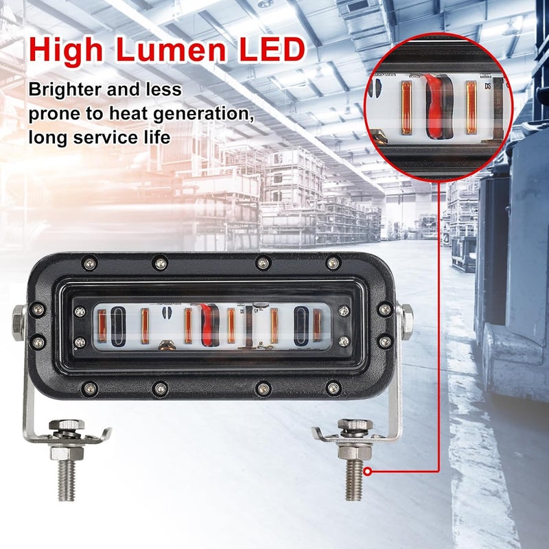 BORDAN Forklift Safety Light LED - Red Zone Warning Light for Forklift Trucks - Image 2