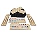 MIDOLITE Rummy Cube 6 Player Edition with 6 Wooden Racks Rummy Cube Game with Case 6 Players with Portable Case 160 Tiles Rummy Cube Travel Game Set for Family Adults Kids - Image 2