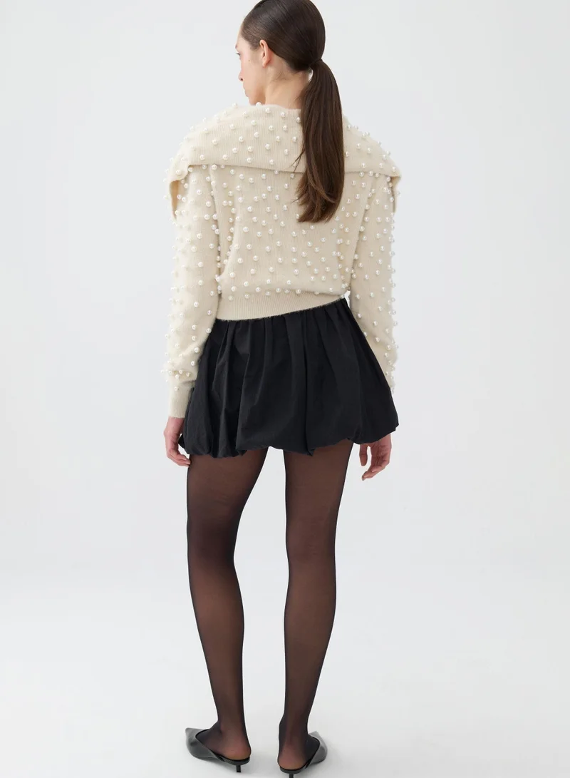 Nocturne Mini Balloon Skirt