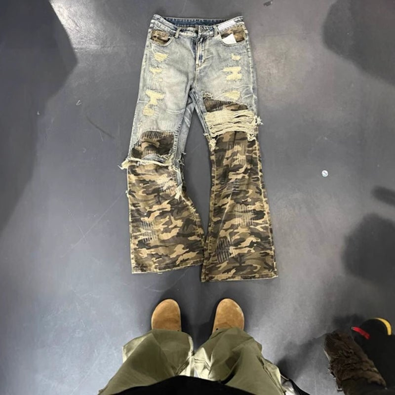 Unisex Casual Daily Denim Jeans - Image 2