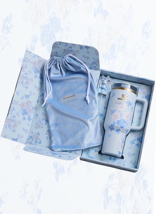 Stanley Stainless Steel Vacuum Insulated Tumbler with Lid and Straw for Water, Iced Tea or Coffee, Smoothie and More, 40 oz，Presented in Elegant Gift-Ready Packaging - Image 2