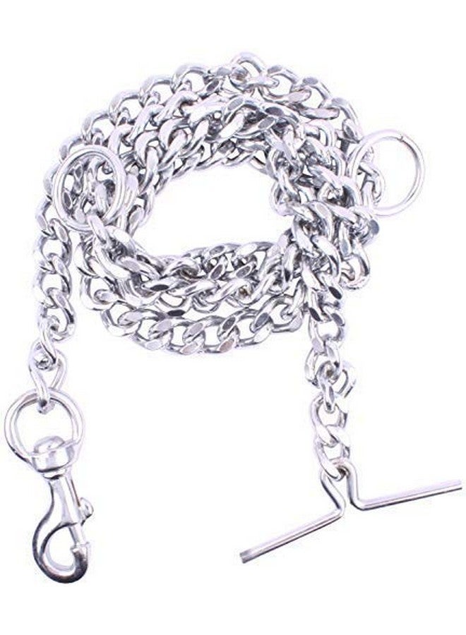 سلسلة كلاب فضية ثقيلة الوزن مع خطاف ثقيل للكلاب (L - 60 بوصة) Grind رقم 12 - Image 1