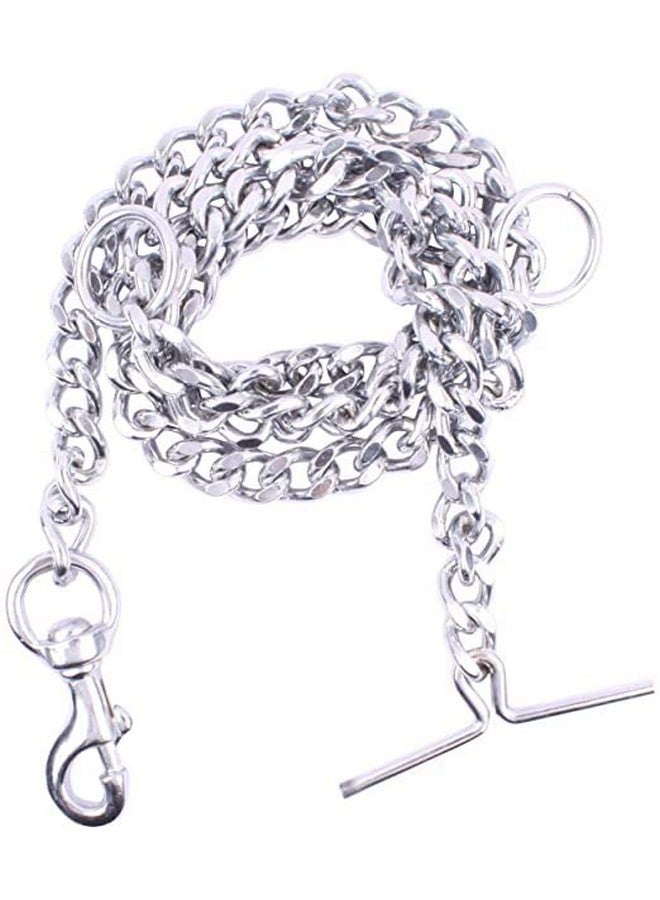 سلسلة كلاب فضية ثقيلة الوزن مع خطاف ثقيل للكلاب (L - 60 بوصة) Grind رقم 12 - Image 2