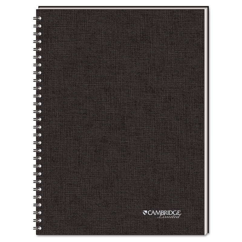 Cambridge Notebook, Business Notebook, 8" x 5", 80 Sheets, Legal Ruled, Flexible Cover, Wirebound, Gray (06074) - Image 1