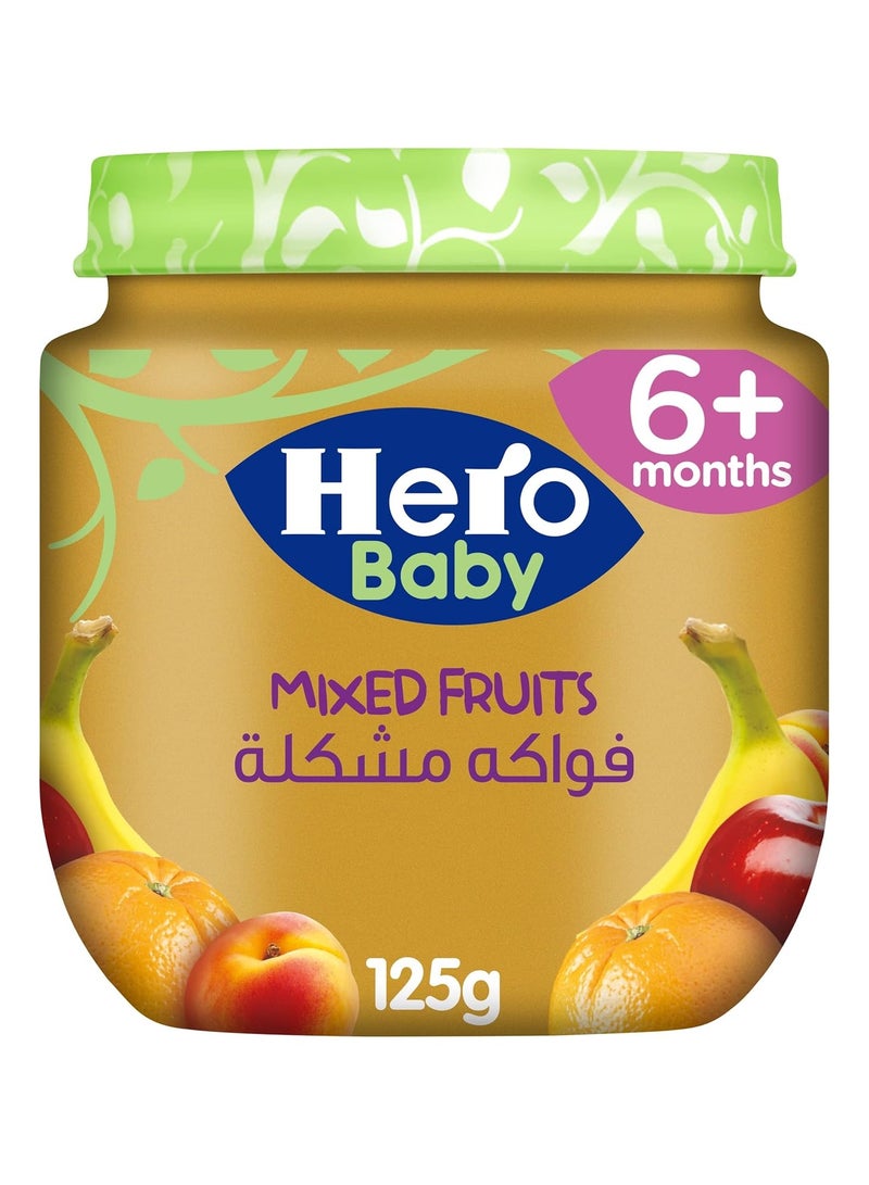 Hero Baby Mixed Fruits Puree Jar 125g - Image 1