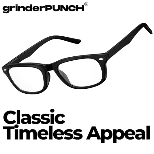 grinderPUNCH High Magnification Power Readers Slim Reading Glasses 4.00-6.00 Black/4.00 - Image 4