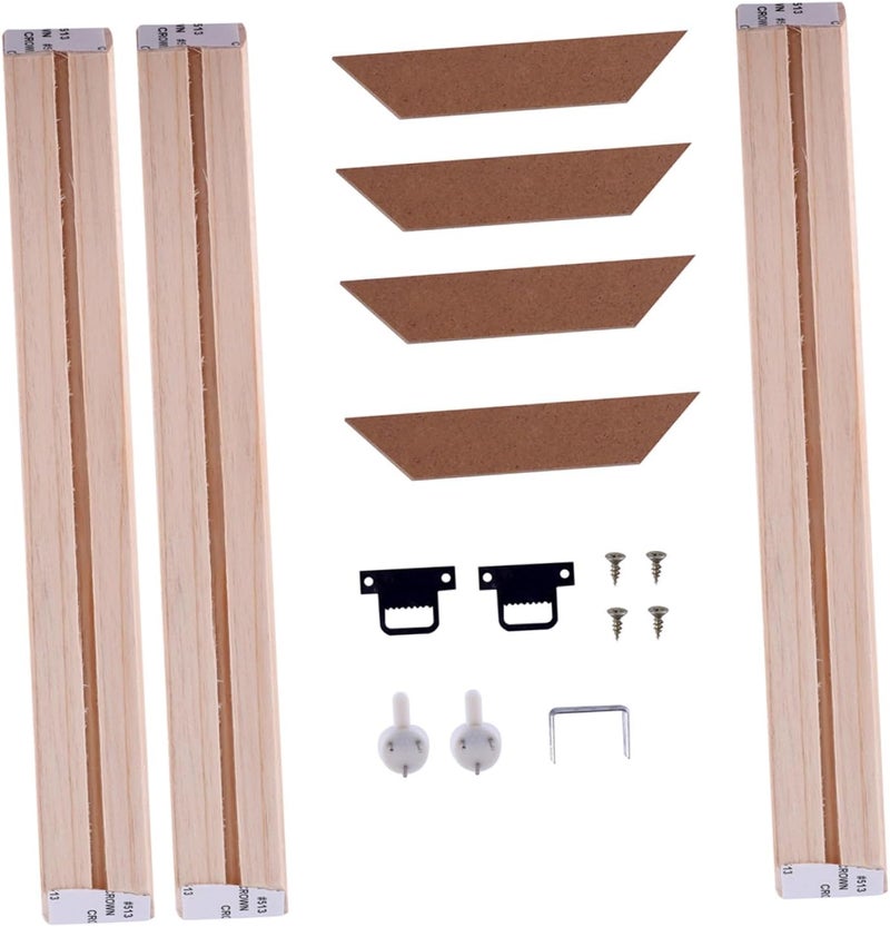 إطار صور خشبي DIY، مقاس 25x25 سم، مصنوع من خشب متين، للعرض على الحائط أو على سطح الطاولة، لزينة المنزل - Image 1