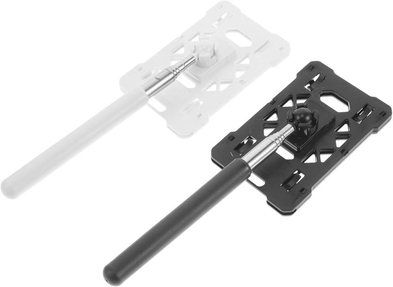 FUNOMOCYA Pack of 2 Telescopic Pole for Toll Cards, Extendable ID Holder, Plastic Card Holder for Parking, Telescopic Card Holder, Stick, Parking Pole Extension Card Holder - Image 2