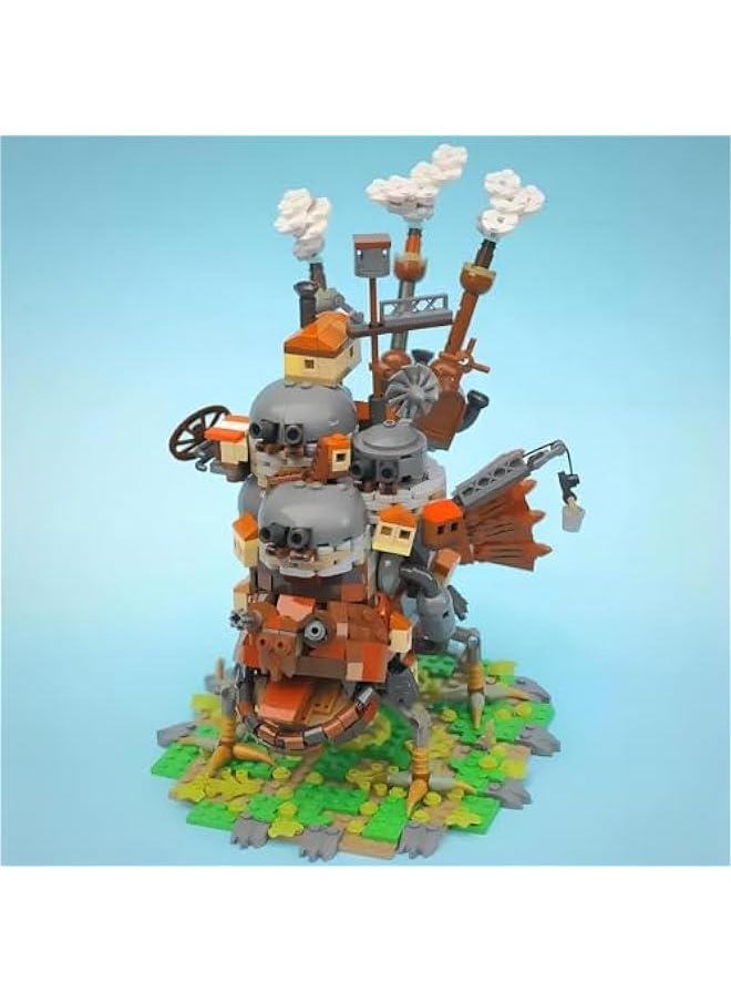 Moving Castle Building Block Toys,Fantasy Adventure Movie Nano Micro Puzzle Creative DIY Model for Display and Collection,Suitable for Adults Boy Girl Fans Kids Aged 6+ (1249 PCS)  - Image 2