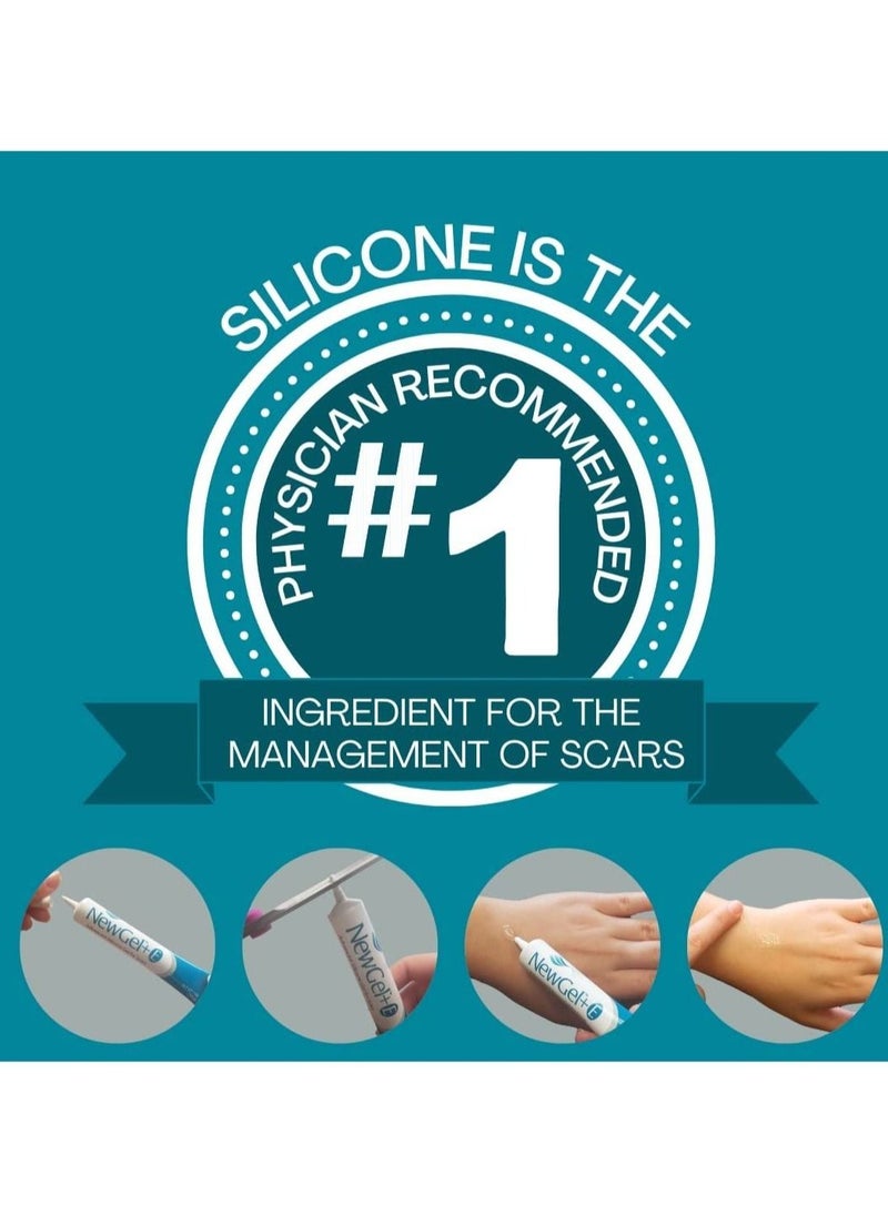 New Gel+ Advanced Medical-Grade Silicone Gel+ Vitamin E for All Scar Types 15g  - Image 3