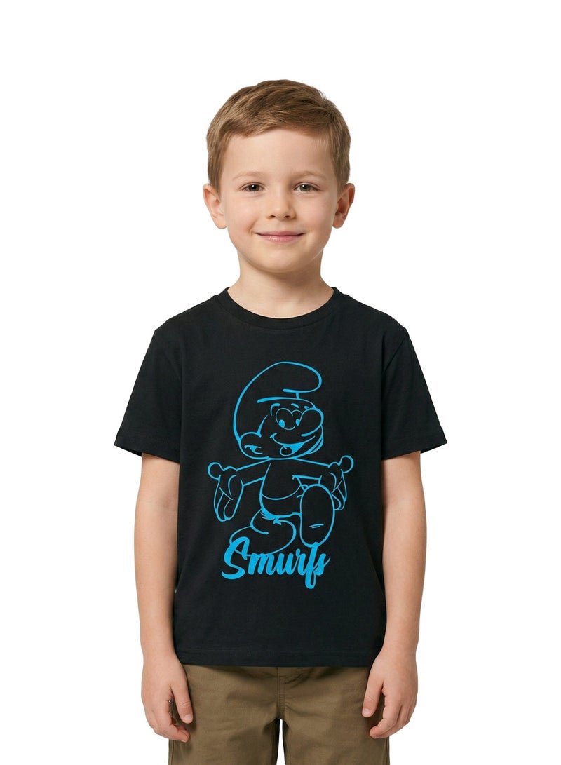 Trucare Toddler Boys Smurfs Graphic Oversized T-Shirt - Image 1