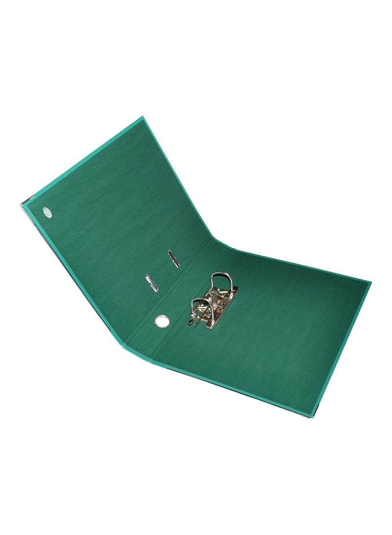 FIS PACK OF 10 PP LEVER ARCH FILE, 4CM, F/S SIZE, GREEN, PP ORIGIN GERMANY - FSBF4PGRFN10 - Image 3
