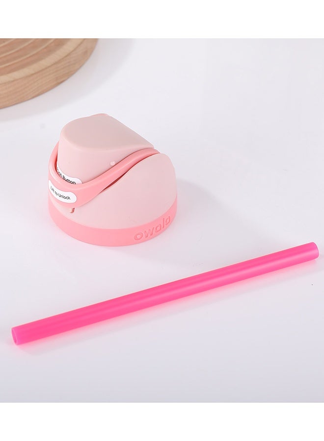 زجاجة ماء فري سيب المعزولة من الفولاذ المقاوم للصدأ مع ماصة للرياضة والسفر والمدرسة. زجاجة ماء رياضية خالية من مادة BPA. - view 3