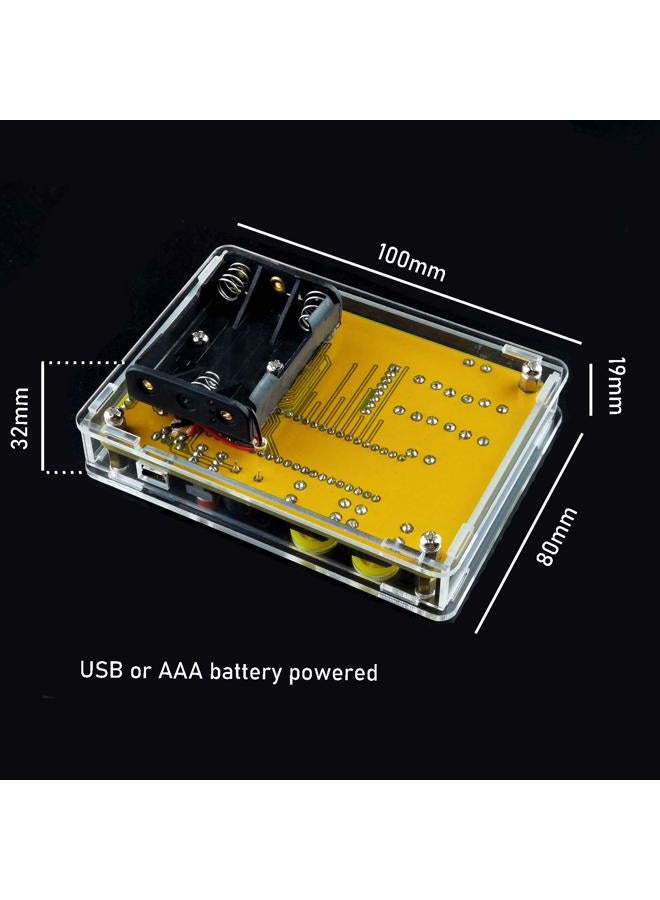 Etoput DIY Soldering Project Game Kit Retro Classic Electronic Soldering Kit with 5 Retro Classic Games and Acrylic Case, Idea for STEM High School Family Education Friends - Image 5
