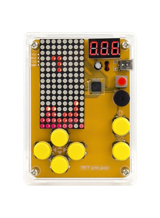 Etoput DIY Soldering Project Game Kit Retro Classic Electronic Soldering Kit with 5 Retro Classic Games and Acrylic Case, Idea for STEM High School Family Education Friends - Image 1