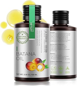 AIPILER Organic Batana Oil for Hair Growth Dr Sebi approved unrefined 100 pure and raw from Honduras for women and man everyday nature hair care 100ml - Image 1